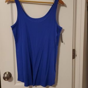 NWT Lane Bryant Royal Blue Tank Top Size 14/16